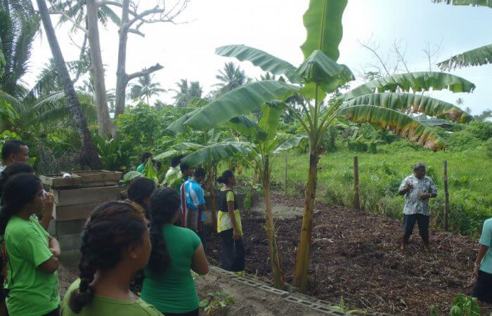 Community engagement in sustainble land management, Tuvalu