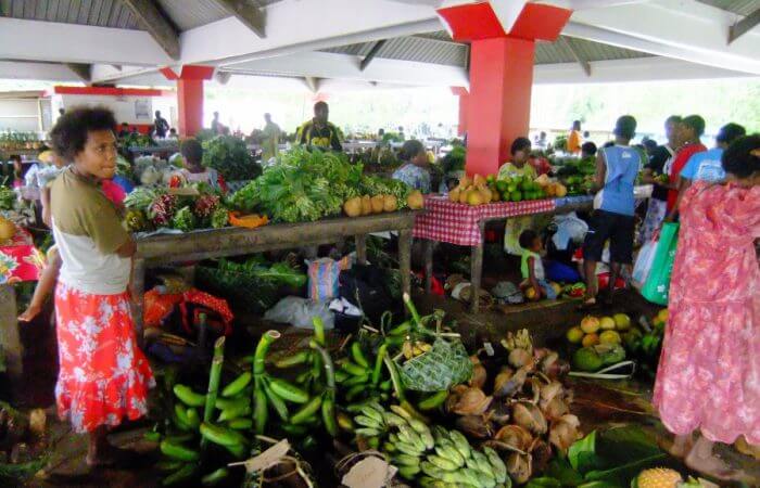 Local produce market, Santo, Vanuatu
